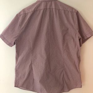 Express Shirt Fitted Men Size XL Short Sleeve